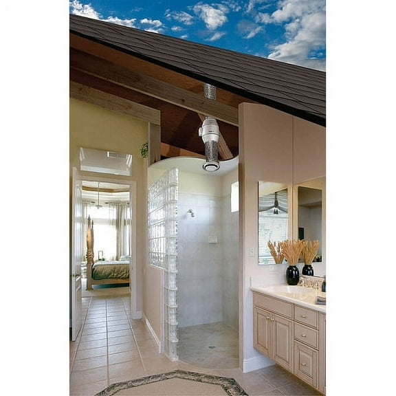 Soler & Palau Plastic 8"D,5"H,5"W Inline Duct Fan KIT-TD150