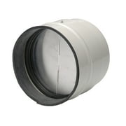 Soler And Palau MCA-150 6/150Mm Td Direct Connection Inline Backdraft Damper - Off White