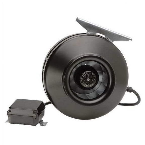 Soler & Palau Steel 9"D,8.5"H,13.1"W Inline Duct Fan PV-200X