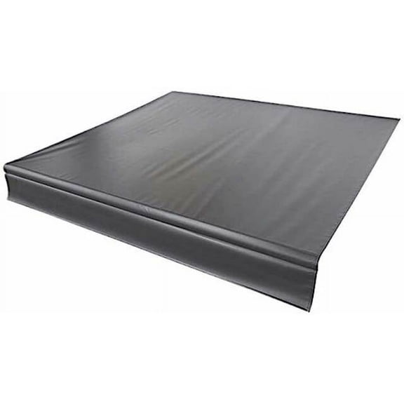 Solera V000334359 Universal Vinyl RV Awning Replacement Fabric Solid Black 12' (11'4")