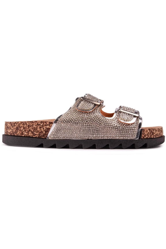 Cat Wide Fit Footbed Sandals