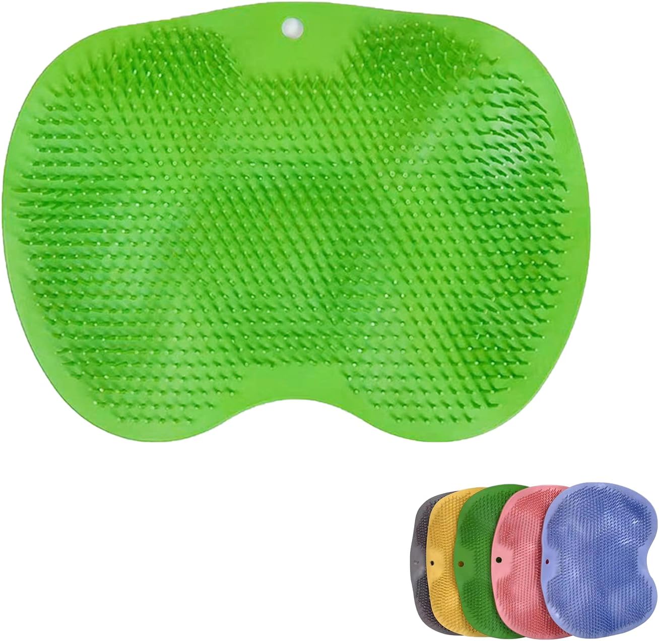Solespa Hands-Free Silicone Foot Scrubber Mat, Solespa New Shower Foot ...