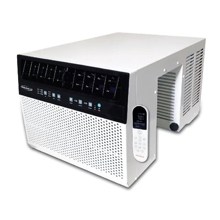 Soleus AC 8000 BTU Saddle Window Air Conditioner with Electronic Controls