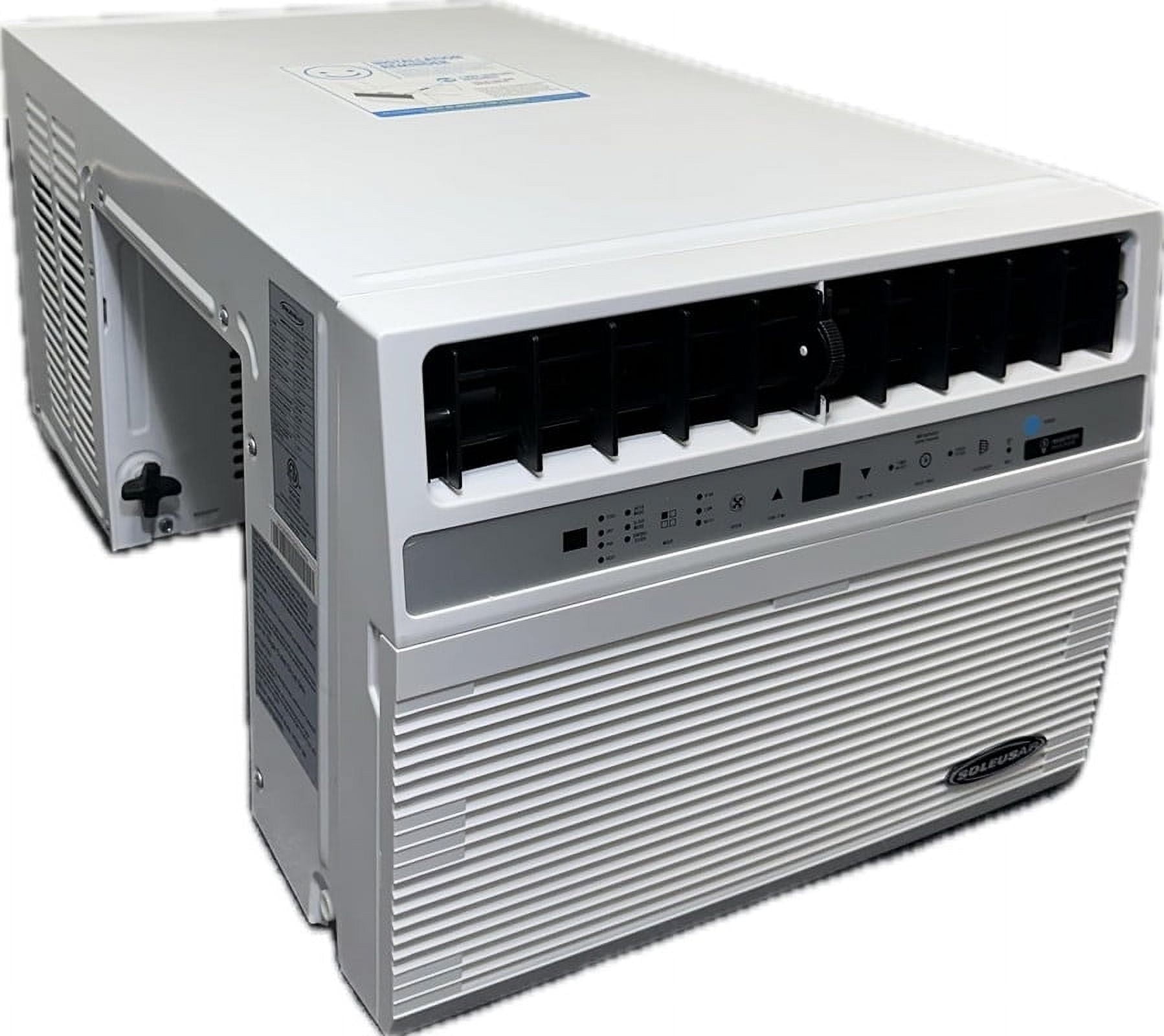 Soleus Air 10,000 BTU White Window Air Conditioner with Heater