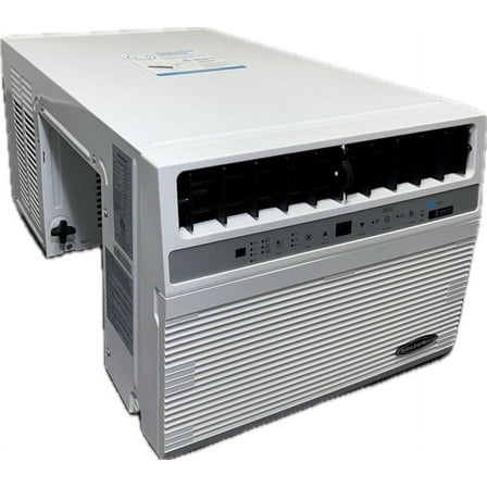 Soleus Air 10,000 BTU Air Conditioner with Heat Pump Energy Savings 115 Volts Wi-Fi, Saddle Mount