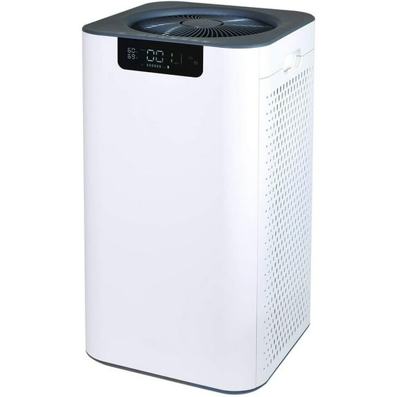 SoleusAir KJ760F High Capacity 6 Stage HEPA Air Purifier, White