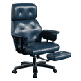 thumbnail image 1 of Solfway Big and Tall Office Chair 400LBS, High BackExecutive Desk Chair,Reclining Office Chair with Footrest, Computer Task Chair for Home Office, Navy, 1 of 7