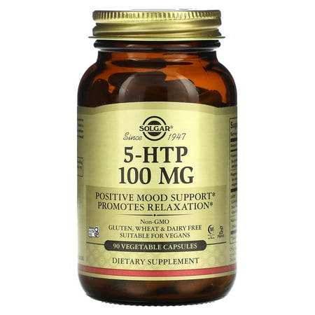 5-HTP, 100 mg, 90 Vegetable Capsules, Solgar