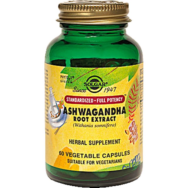 Solgar Ashwagandha Root Extract 60 Vegetable Capsules