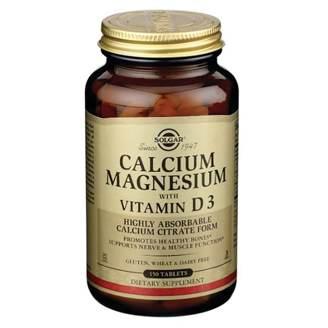 Solgar Calcium Magnesium with Vitamin D3 150 Tabs - image 1 of 2