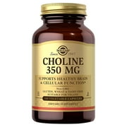 Solgar Choline 350 mg كبسولات نباتية ، 100 قيراط