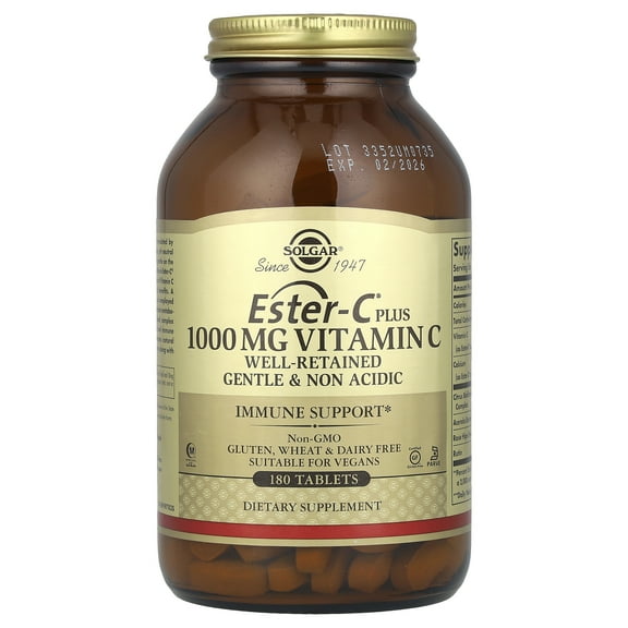 Solgar Ester-C Plus, Vitamin C, 1,000 mg, 180 Tablets