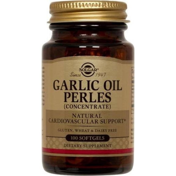 Solgar Garlic Oil Perles 100 Softgels