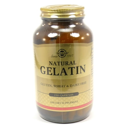 Solgar Gelatin with Calcium Carbonate 250 Capsules