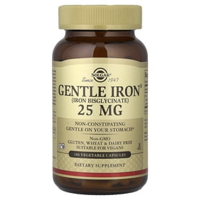 Solgar Gentle Iron 25 mg - 180 Vegetable Capsules