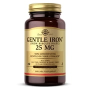Solgar Gentle Iron 25 mg - 180 Vegetable Capsules