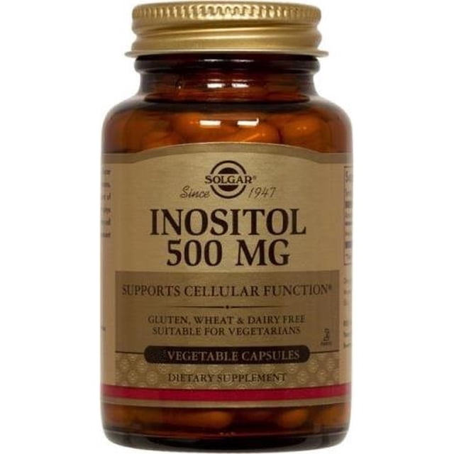 Solgar Inositol 500 mg - 100 Vegetable Capsules - Walmart.com
