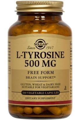 Solgar L-Tyrosine 500 mg - 50 Vegetable Capsules - Walmart.com