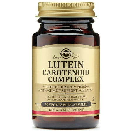 Solgar Lutein Carotenoid Complex Vegetable Capsules, 30 Ct
