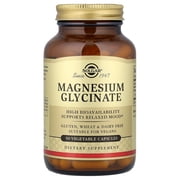 Solgar Magnesium Glycinate, 90 Vegetable Capsules 120 mg per Capsule