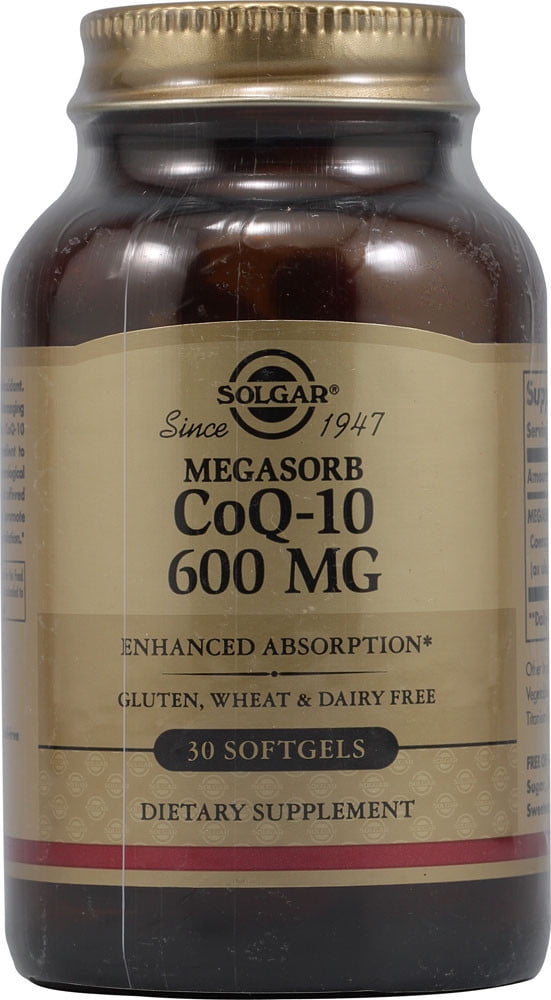 Solgar Megasorb CoQ-10 -- 600 mg - 30 Softgels