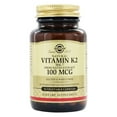 thumbnail image 1 of Solgar Natural Vitamin K2 MK7 From Natto Extract 100 mcg, 50 Vegetarian Capsules-2 Pack, 1 of 2
