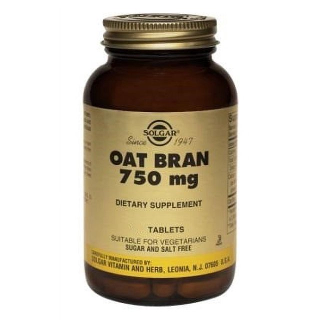 Solgar Oat Bran 750 mg 250 Tablets