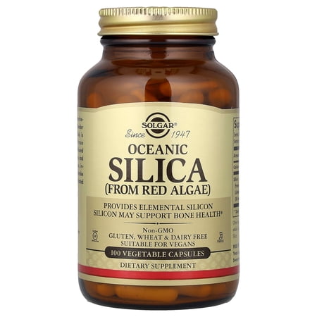 Solgar Oceanic Silica 25 mg Vegetable Capsules - 100 ct