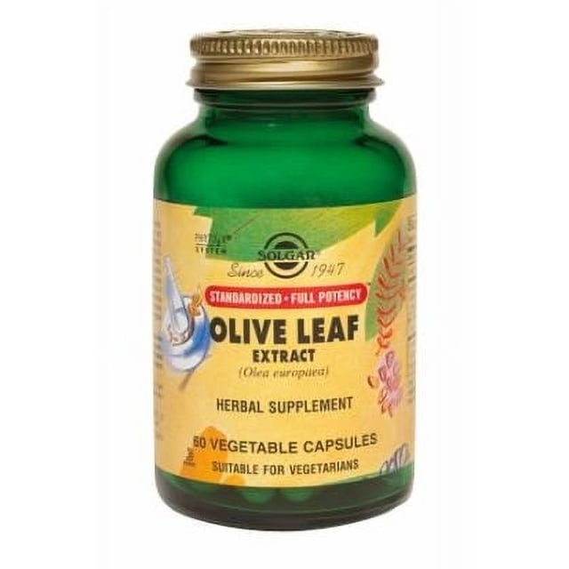 Solgar Olive Leaf Extract 180 Vegetable Capsules