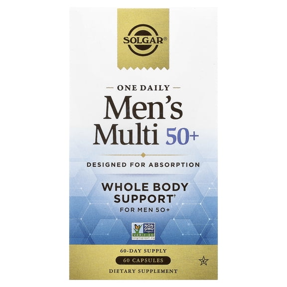 Solgar One Daily Men's Multivitamin 50+, 60 Capsules