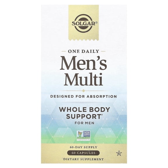 Solgar One Daily Men's Multivitamin, 60 Capsules