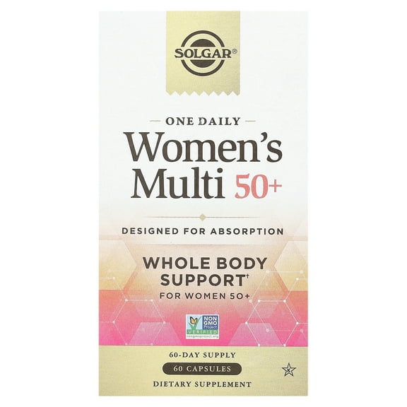 Solgar One Daily Women's Multi 50+, 60 Capsules