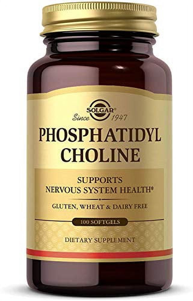 Solgar Phosphatidylcholine, 100 Softgels Promote Healthy Cognitive