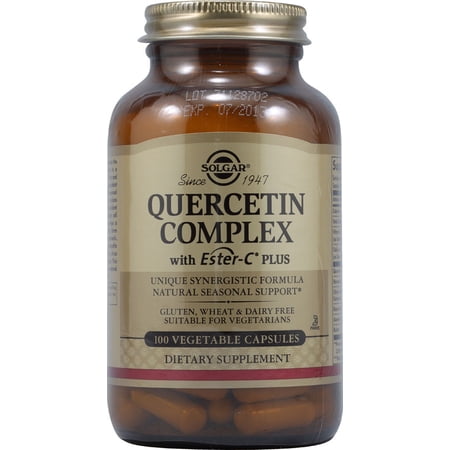 Solgar Quercetin Complex with Ester-C Plus -- 100 Vegetable Capsules