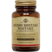 Solgar Reishi Shiitake Maitake Mushroom Extract Vegetable Capsules - 50 Count