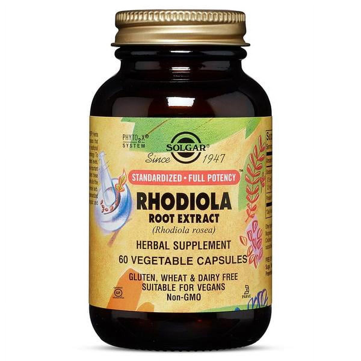 Solgar Rhodiola K&ouml;k Ekstresi, 60 Bitkisel Kaps&uuml;l