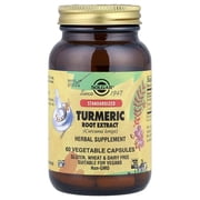 Solgar Turmeric Root Extract, 60 Vegetable Capsules 400 mg per Capsule
