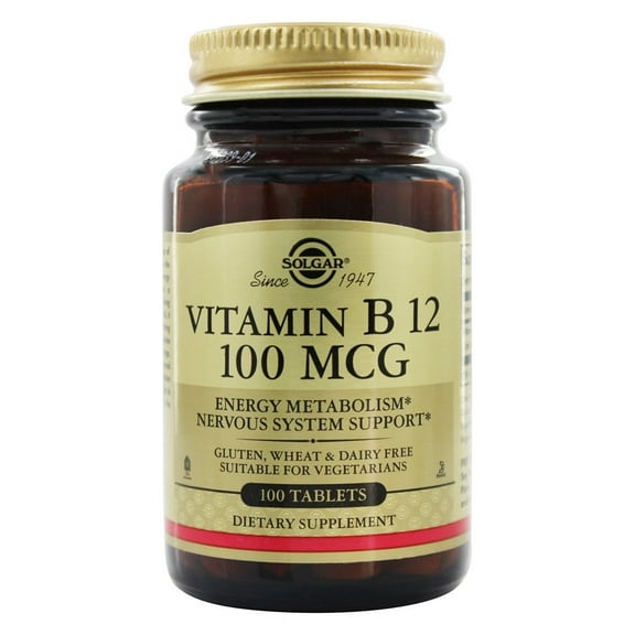 Solgar Vitamin B-12 100mcg 100 Tablet