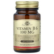 Solgar Vitamin B6, 100 mg, 100 Tablets