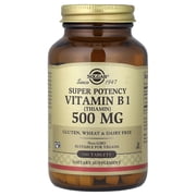 Solgar Vitamin B1 500 mg Tablets (Thiamin) - 100 Count
