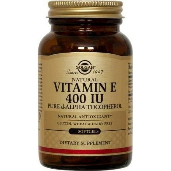 Solgar Vitamin E 400 IU - 250 Softgels