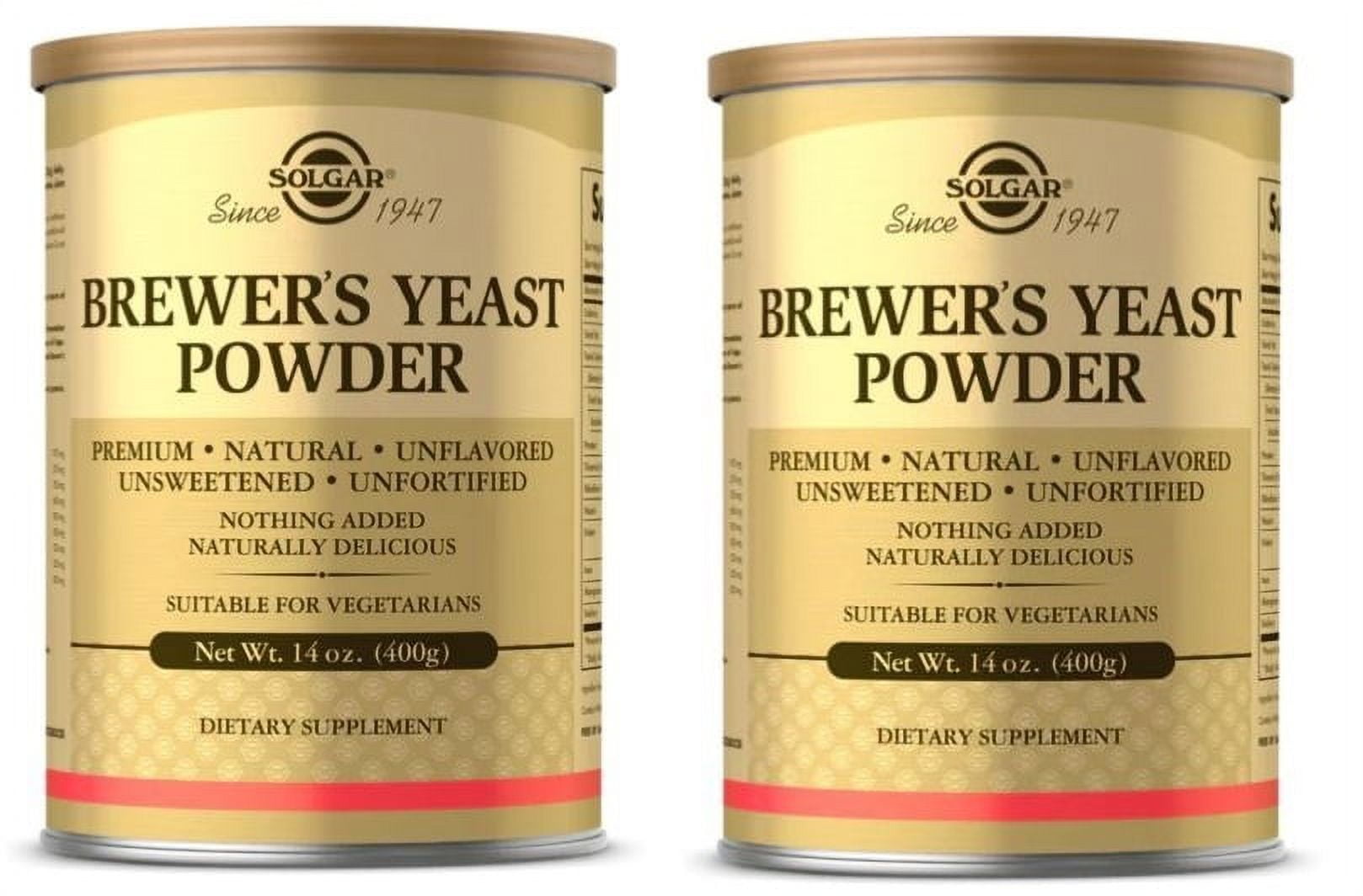 Solgar, brewer's yeast powder, 14 oz (400 g) 2 packs