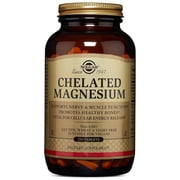 Solgar chelated magnesium tablets, 250 ct