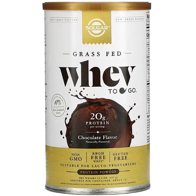 Solgar whey to go whey protein powder natural chocolate -- 16 oz ...