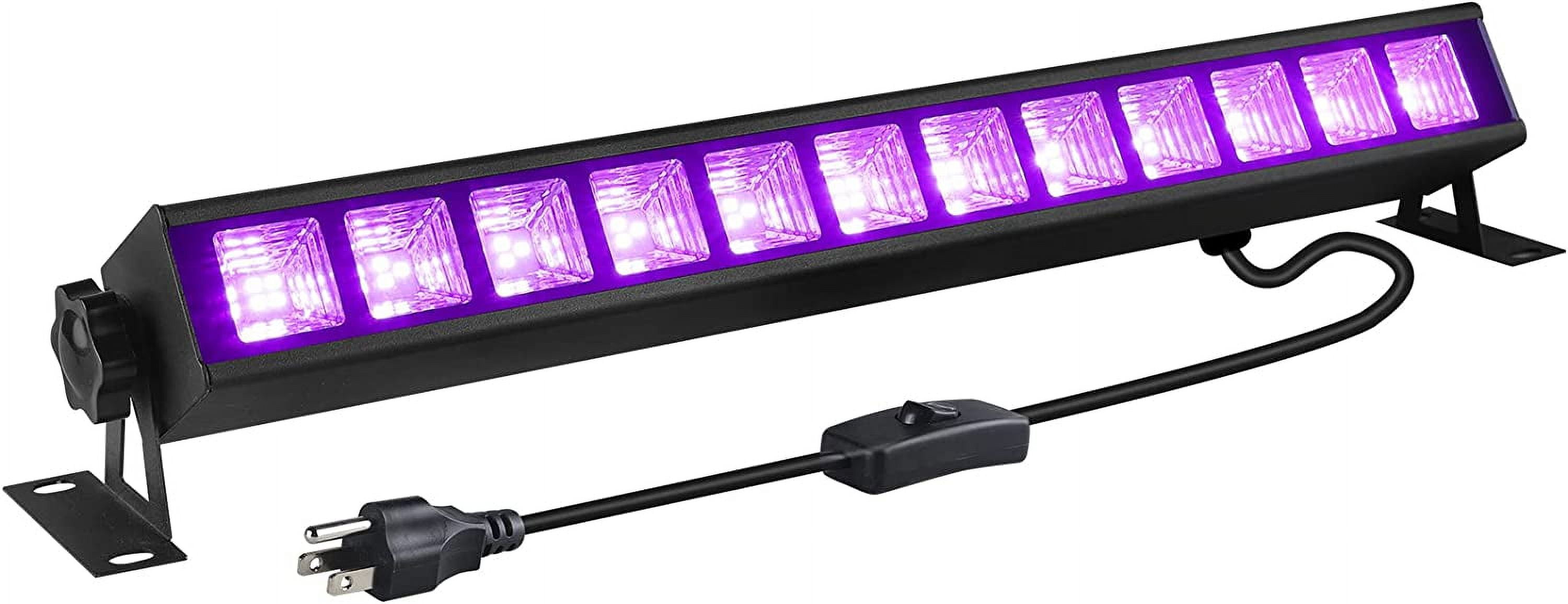 Solhice Upgraded 36W 40LEDs Black Light Bar,1Pack Halloween Light with