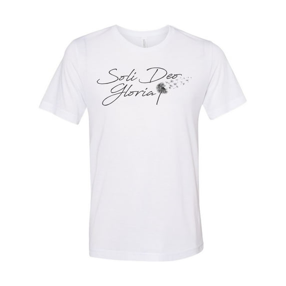 Soli Deo Gloria Shirt, Christian Shirts, All For The Glory Of God, Jesus Shirt, Godly Apparel, Christian T-shirt, Soli Deo Gloria, Messiah, White, LARGE
