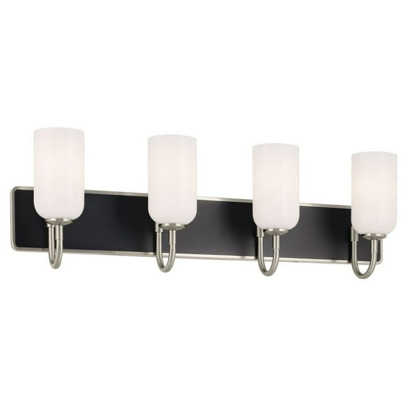 Solia 4-Light Bathroom Vanity Light in Brushed Nickel