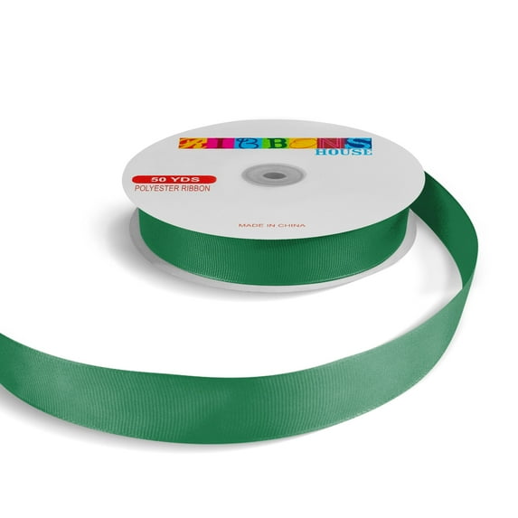 Solid 1" 24mm Grosgrain Ribbon, 100% Polyester per yard Avanti Brand