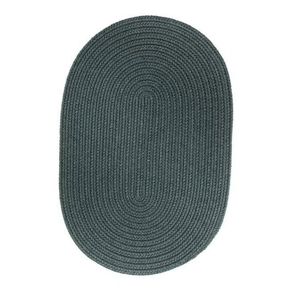 Solid 10' Round Rug Teal
