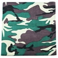 thumbnail image 1 of Solid 100% Cotton Unisex Bandana - 4 Pack (Camouflage), 1 of 2